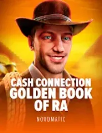 cash connection golden book of ra slot logo